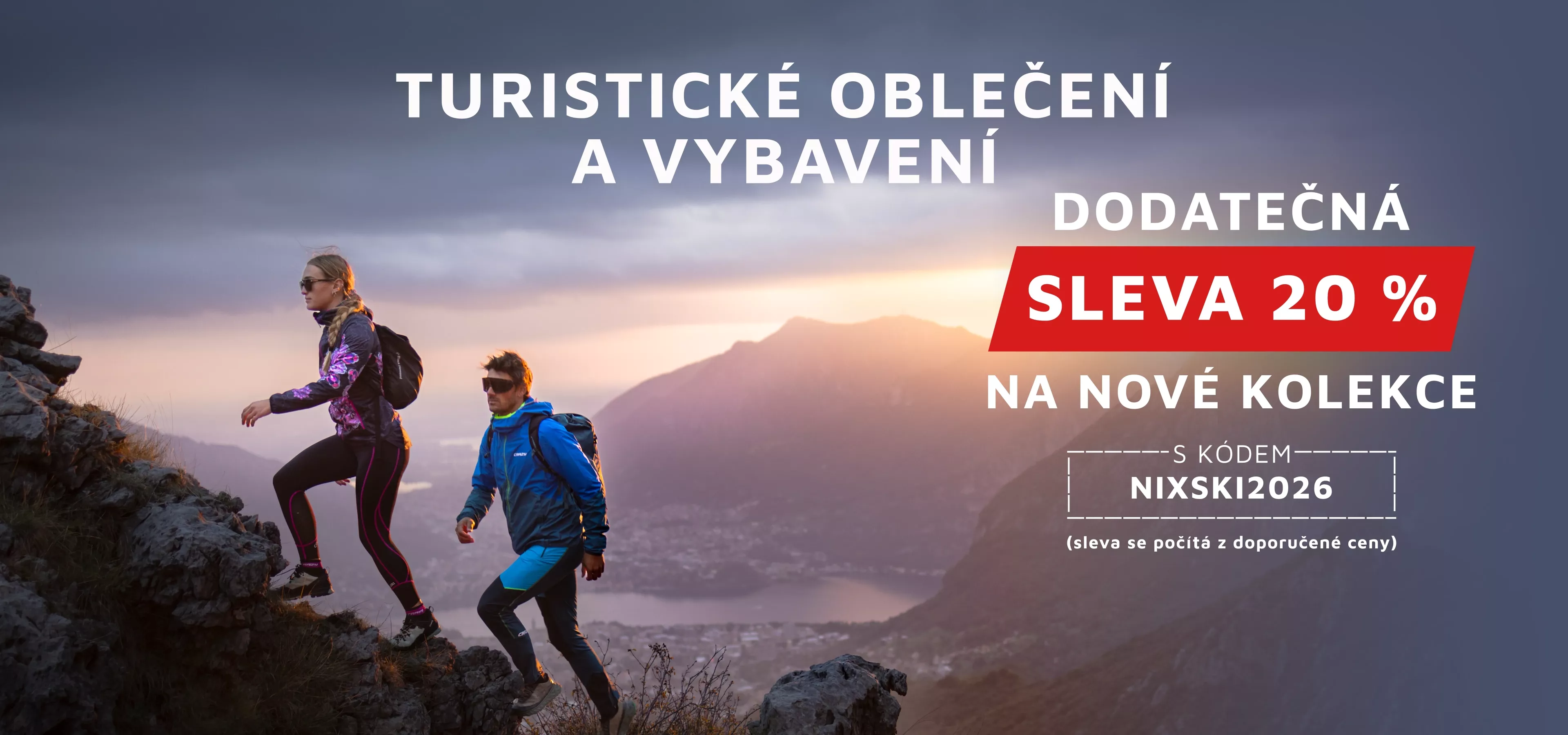 Turistické oblečení a vybavení