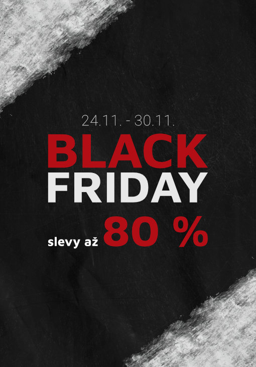 Black friday slevy až 80 %
