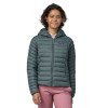 Dámská bunda Patagonia DOWN SWEATER HOODY  - šedá