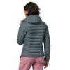 Dámská bunda Patagonia DOWN SWEATER HOODY  - šedá