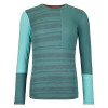 Dámske funkčné tričko Ortovox 185 ROCK'N'WOOL LONG SLEEVE  - zelená