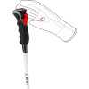 Dámske lyžiarské palice Leki CARBON 14 3D