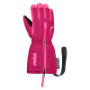 Dívčí lyžařské rukavice Reusch TOM  - tmavě růžová