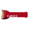 Lyžiarske okuliare Giro CRUZ - RED WHITE WORDMARK  - červená