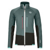 Dámska mikina Ortovox FLEECE RIB JACKET  - tmavo šedá