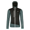 Dámska mikina Ortovox FLEECE GRID HOODY  - tmavo šedá