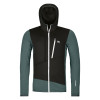 Pánska mikina Ortovox FLEECE GRID HOODY  - tmavo šedá
