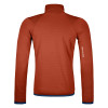 Pánska mikina Ortovox FLEECE GRID JACKET  - hnedá