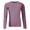Dámske funkčné tričko Ortovox 120 COOL TEC FAST UPWARD LS  - fialová