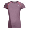 Dámske funkčné tričko Ortovox 120 COOL TEC FAST UPWARD TS  - fialová