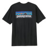 Pánske tričko Patagonia P-6 LOGO RESPONSIBILI-TEE  - čierna