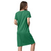 Dámské šaty Patagonia REGENERATIVE ORGANIC CERTIFIED COTTON T-SHIRT DRESS  - zelená