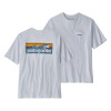 Pánske tričko Patagonia BOARDSHORT LOGO POCKET RESPONSIBILI-TEE  - biela