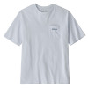 Pánske tričko Patagonia BOARDSHORT LOGO POCKET RESPONSIBILI-TEE  - biela