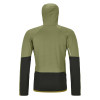 Pánská mikina Ortovox FLEECE RIB HOODY  - khaki