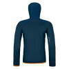 Pánska mikina Ortovox FLEECE GRID HOODY  - tmavo modrá