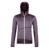 Dámská mikina Ortovox FLEECE LIGHT HOODY  - fialová