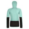 Dámska mikina Ortovox FLEECE RIB HOODY  - svetlo modrá