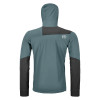 Pánska bunda Ortovox PALA HOODED JACKET  - tmavo šedá