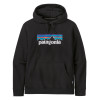 Pánska mikina Patagonia P-6 LOGO UPRISAL HOODY  - čierna