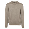 Pánsky sveter Stöckli MEN SWISS MADE KNITTED PULLOVER  - svetlo hnedá