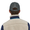 Šiltovka Patagonia P-6 LOGO TRUCKER HAT  - tmavo šedá