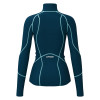 Dámske funkčné tričko Crazy ALLURE ZIP  - petrolejová