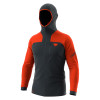 Pánska mikina Dynafit SPEED POLARTEC HOODED JACKET  - oranžová