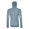Dámska bunda Ortovox SWISSWOOL COL BECCHEI HYBRID JACKET  - svetlo modrá