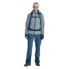 Dámska bunda Ortovox SWISSWOOL COL BECCHEI HYBRID JACKET  - svetlo modrá