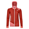 Dámska bunda Ortovox SWISSWOOL COL BECCHEI HYBRID JACKET  - oranžová
