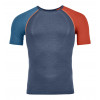 Pánské funkční tričko Ortovox 120 COMP LIGHT SHORT  - modrá