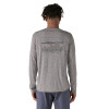 Pánske funkčné tričko Patagonia LONG-SLEEVED CAPILENE COOL DAILY GRAPHIC SHIRT  - šedá