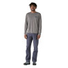 Pánske funkčné tričko Patagonia LONG-SLEEVED CAPILENE COOL DAILY GRAPHIC SHIRT  - šedá