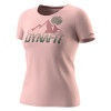 Dámske funkčné tričko Dynafit TRANSALPER GRAPHIC SHIRT  - svetlo ružová