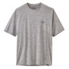 Pánske funkčné tričko Patagonia CAPILENE COOL DAILY GRAPHIC SHIRT  - svetlo šedá