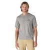 Pánske funkčné tričko Patagonia CAPILENE COOL DAILY GRAPHIC SHIRT  - svetlo šedá