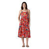 Dámske šaty Patagonia TIDAL THREADS DRESS  - červená