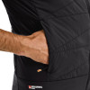 Pánska vesta Ortovox SWISSWOOL PIZ DUAN VEST  - čierna