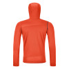 Pánská mikina Ortovox FLEECE LIGHT HOODY  - oranžová