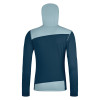 Dámska mikina Ortovox FLEECE LIGHT HOODY  - tmavo modrá