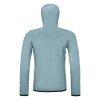 Pánska mikina Ortovox FLEECE GRID HOODY  - svetlo modrá