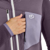 Dámska mikina Ortovox FLEECE GRID HOODY  - fialová