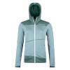 Dámská mikina Ortovox FLEECE LIGHT HOODY  - zelená