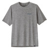 Pánske funkčné tričko Patagonia CAPILENE COOL DAILY GRAPHIC SHIRT - WATERS  - šedá