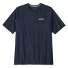 Pánske tričko Patagonia P-6 LOGO RESPONSIBILI-TEE  - tmavo modrá