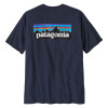 Pánske tričko Patagonia P-6 LOGO RESPONSIBILI-TEE  - tmavo modrá