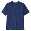 Pánské tričko Patagonia BOARDSHORT LOGO POCKET RESPONSIBILI-TEE  - tmavě modrá
