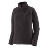 Dámska mikina Patagonia R1 AIR ZIP-NECK  - čierna
