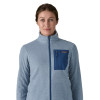 Dámská mikina Patagonia R1 AIR FLEECE JACKET  - světle modrá